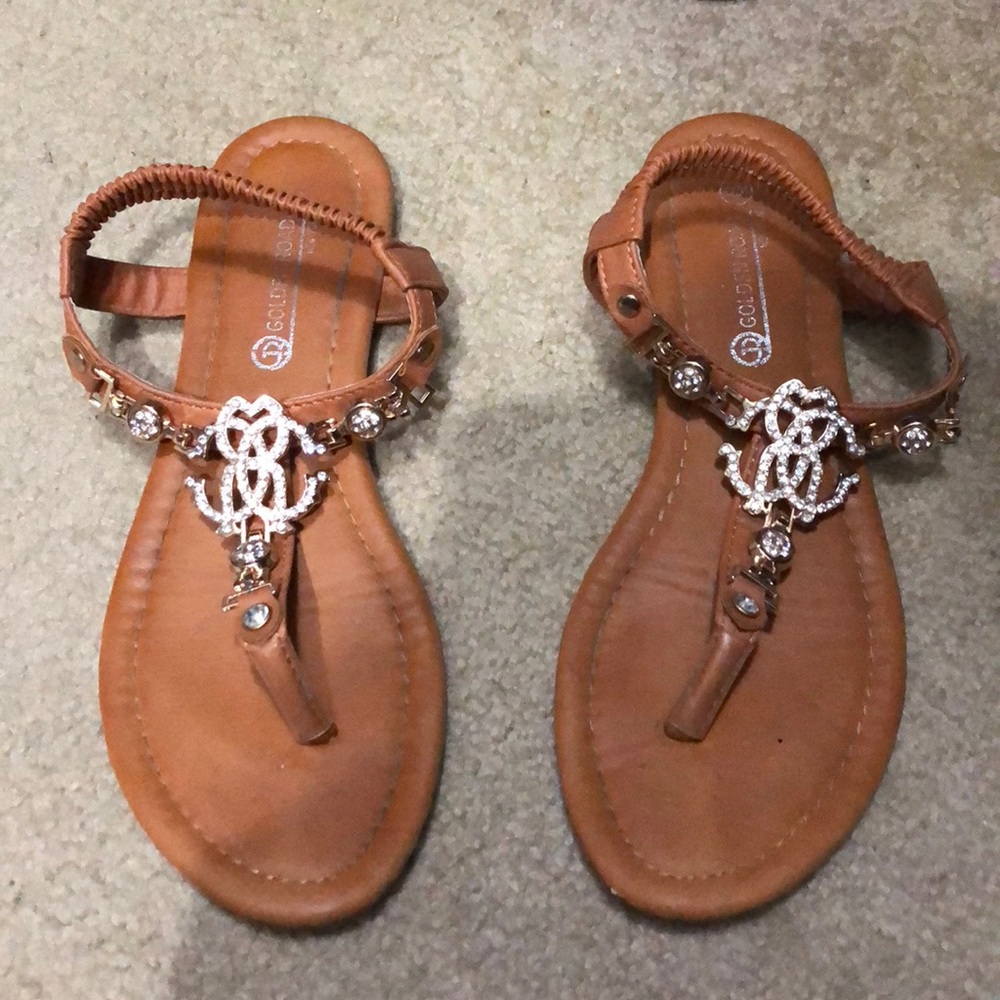 Caramel brown sandles